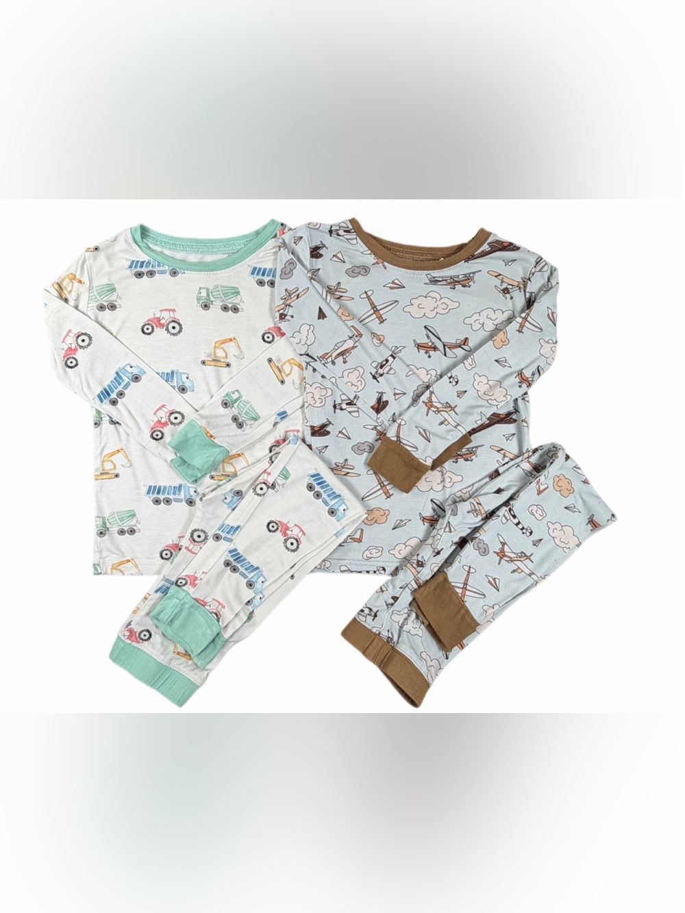 BOUTIQUE Boys Bamboo Pajama Set Bundle of 2 - 2-3Y